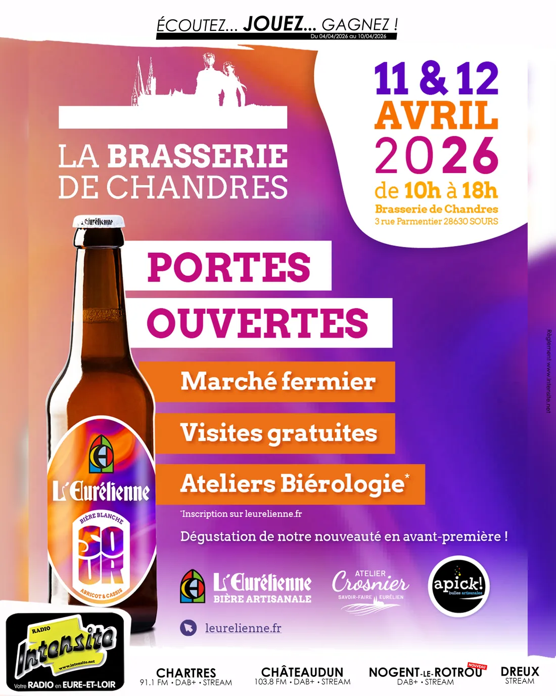 Remportez votre panier gourmand grâce à La Brasserie de Chandres !
