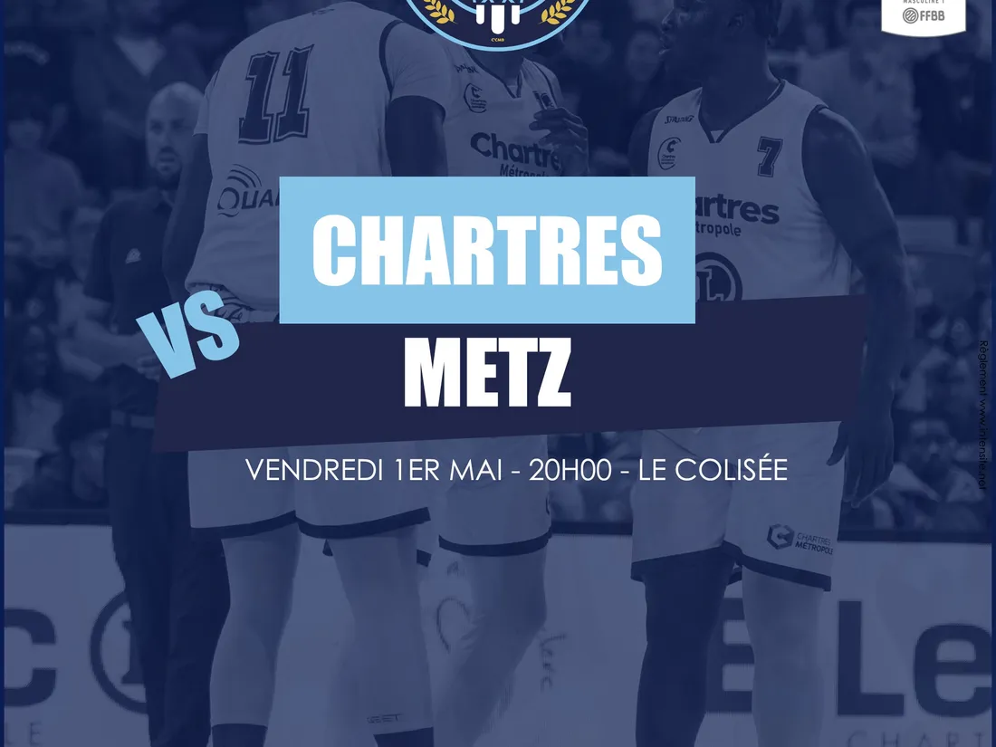 Les Chartrains affrontent Metz au Colisée !