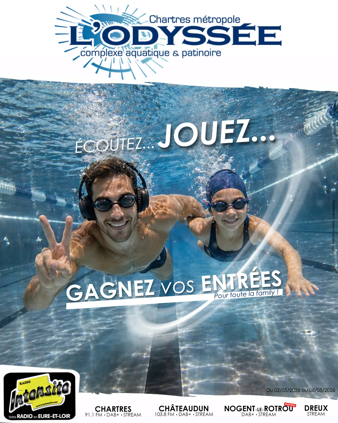 Tous en maillot ! Jouez avec L'Odyssée à Chartres !