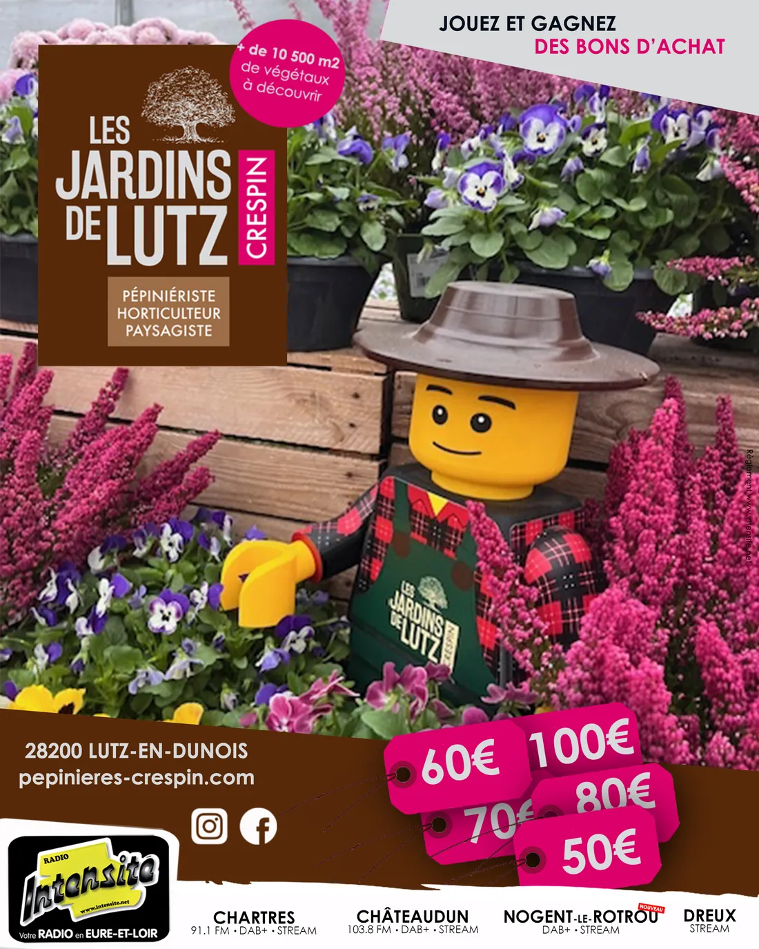 Jouez avec Les Jardins de Lutz-Pépinières Crespin