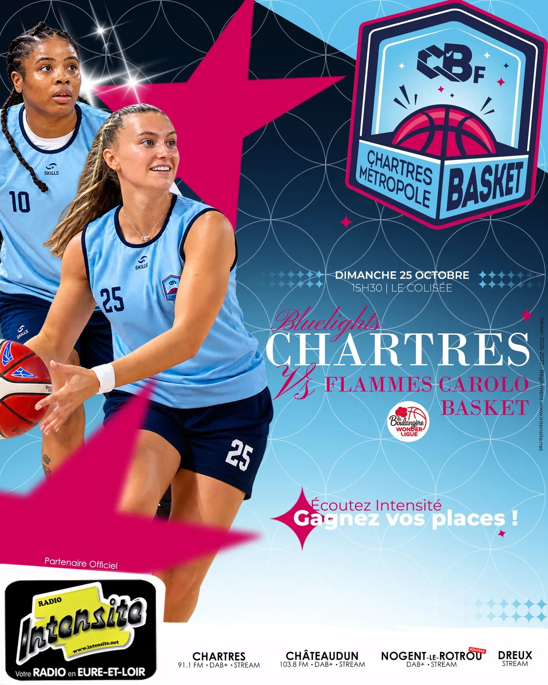 Les Chartraines affrontent Charleville-Mézières !