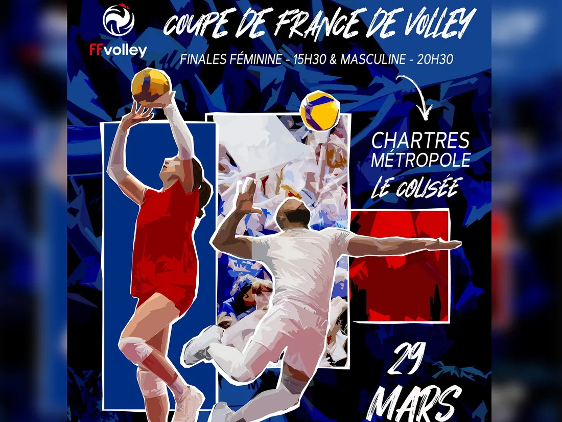 Vivez les finales de Coupe de France de Volley à Chartres !