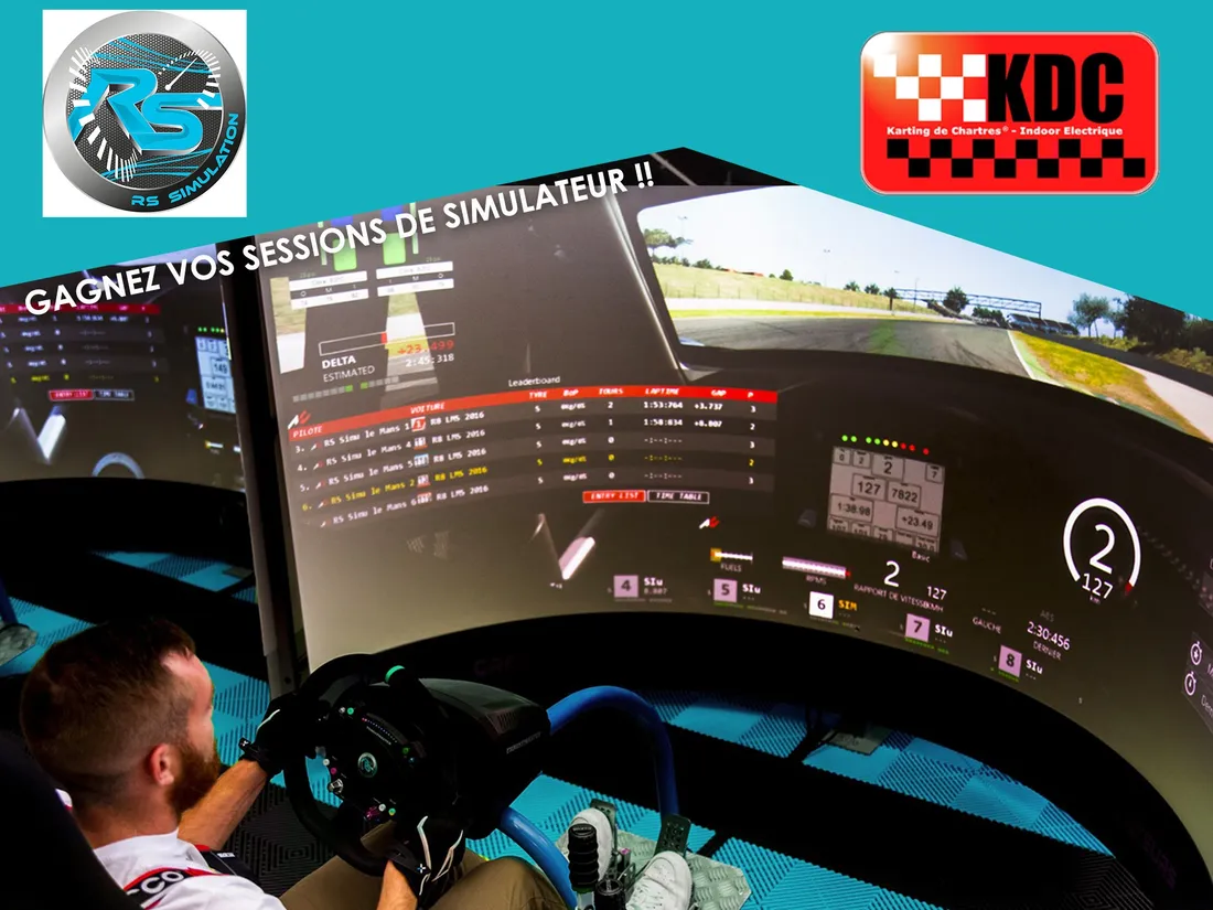 Gagnez vos sessions de simulateur !