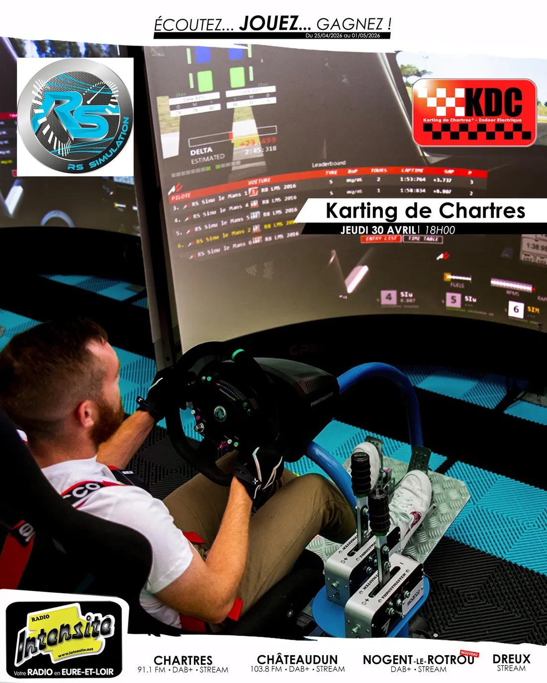 Tous sur la ligne de départ au Karting de Chartres !