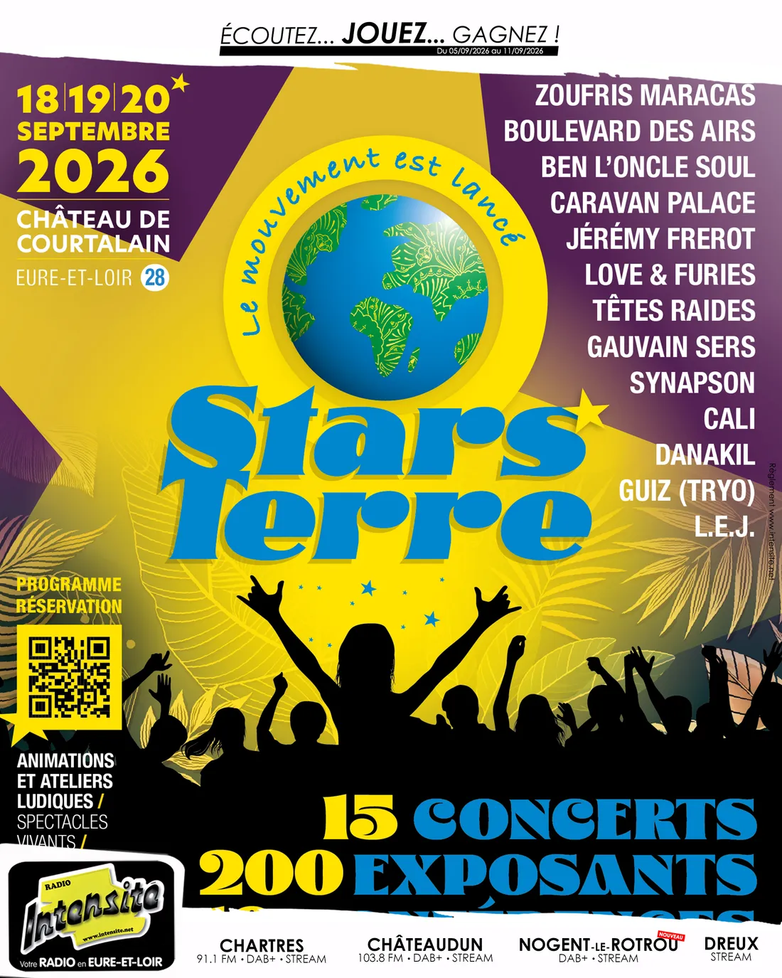 Gagnez vos entrées pour le 1er Festi-salon : Stars'Terre !