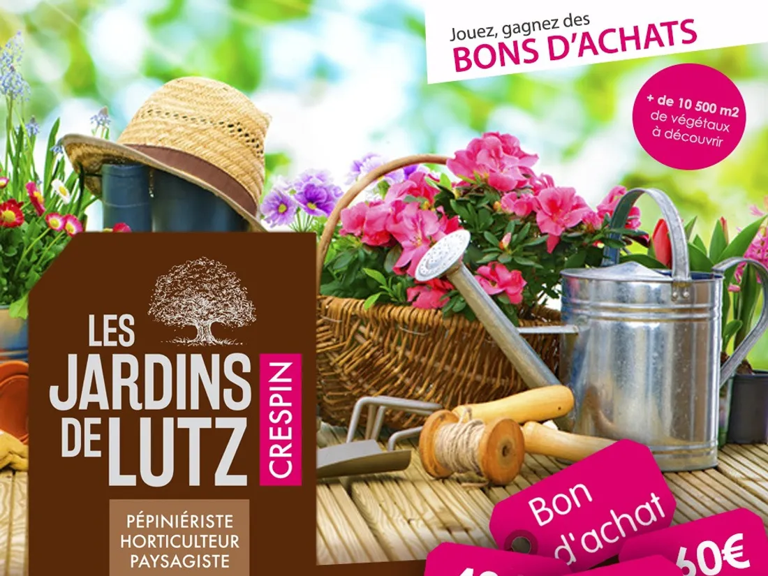 Les Pépinières Crespin vous offrent des bons d'achat