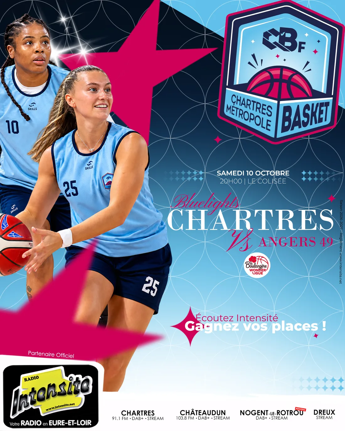 Les Bluelights affrontent Angers au Colisée !