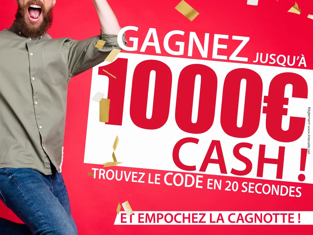 Le Jeu des 1000€ Cash est de retour avec Le Crédit Mutuel du centre !