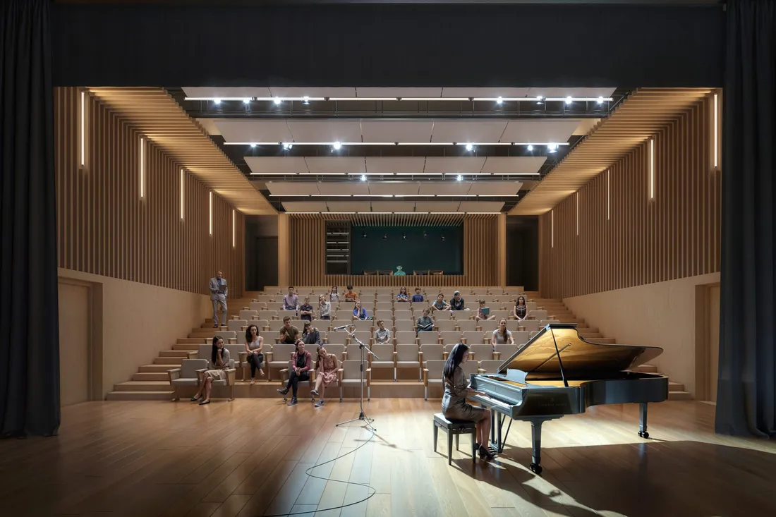 auditorium projection conservatoire lucé