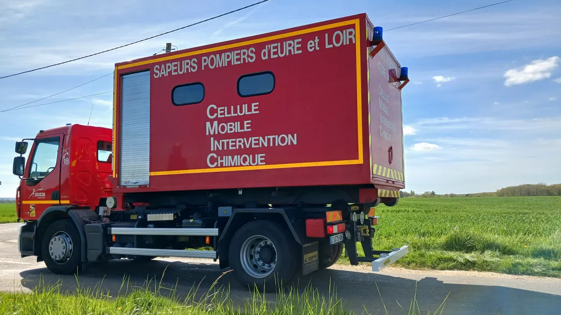 cellule intervention chimique, CMIC, Intervention pompier, SDIS 28 