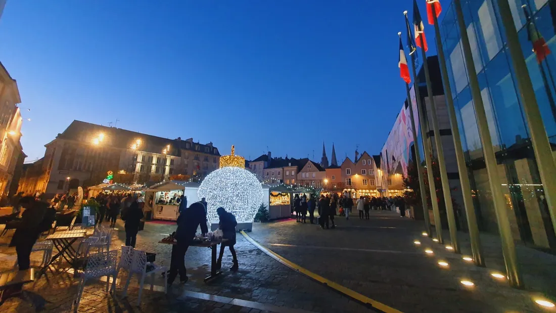 centre-ville Noël Chartres