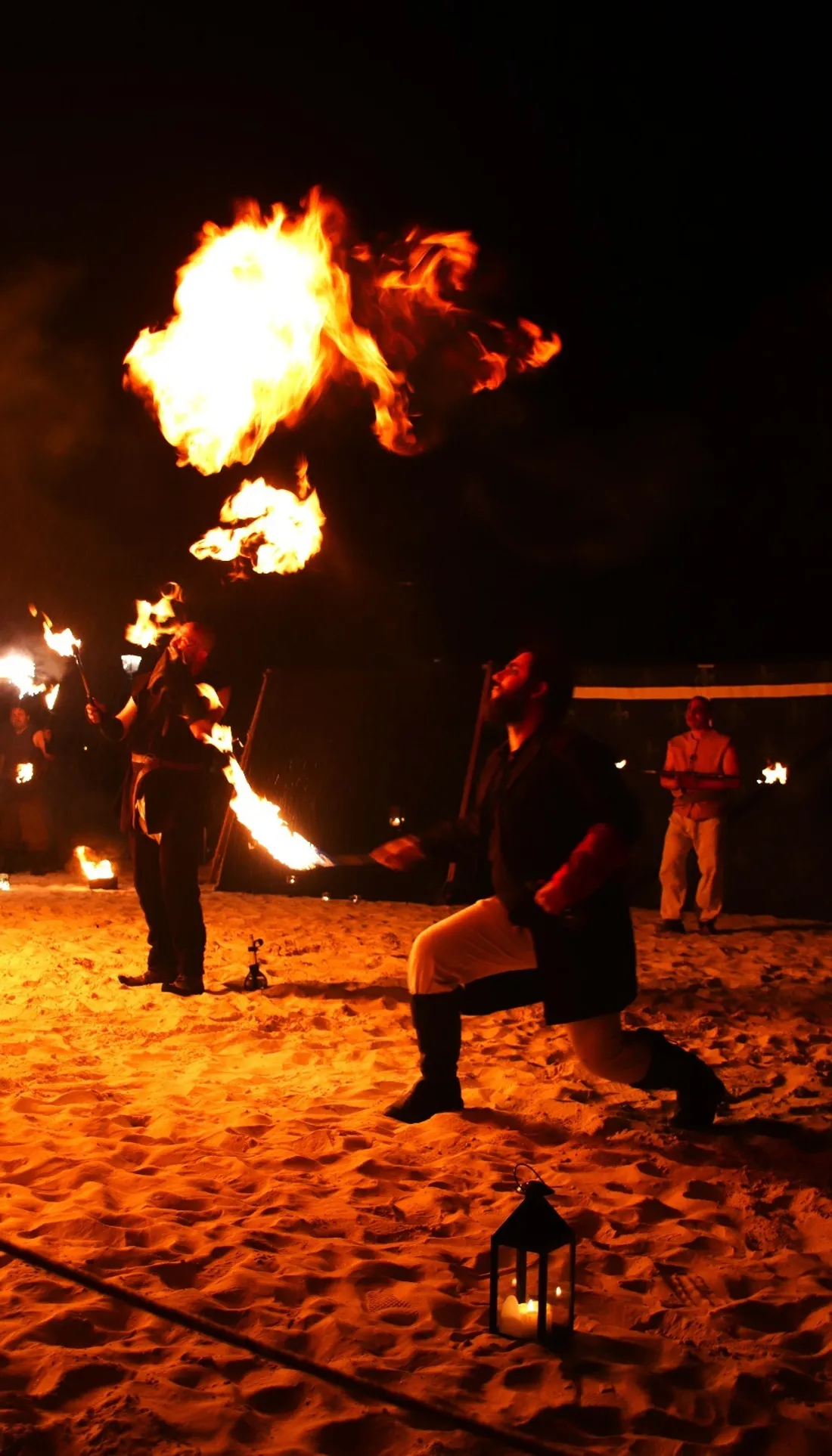 Médiévales Dunoises / spectacle de feu