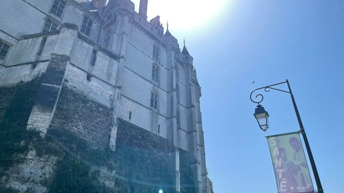 canicule, fortes chaleurs, châteaudun, château