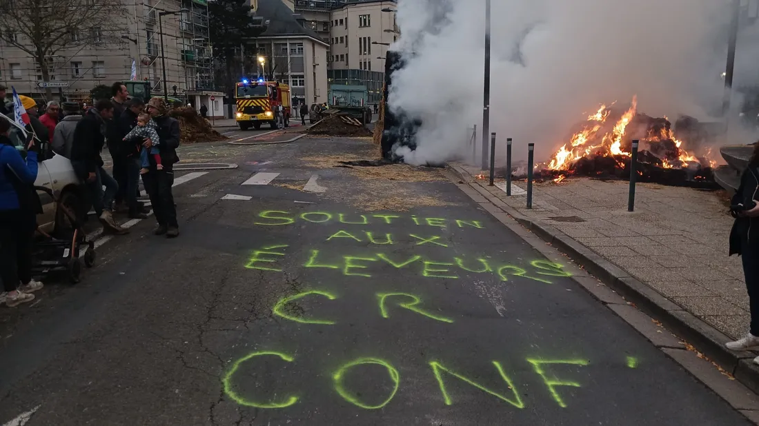 Mobilisation Coordination rurale préfecture de Chartres 12 décembre 2025