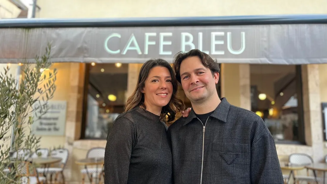 Fannie et Antoine Brethereau, Café Bleu