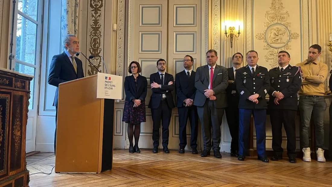 Hervé Jonathan lors de la cérémonie des vœux aux FSI 2026