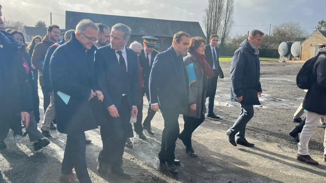 Sébastien Lecornu en déplacement à Baigneaux (30 janvier 2026)