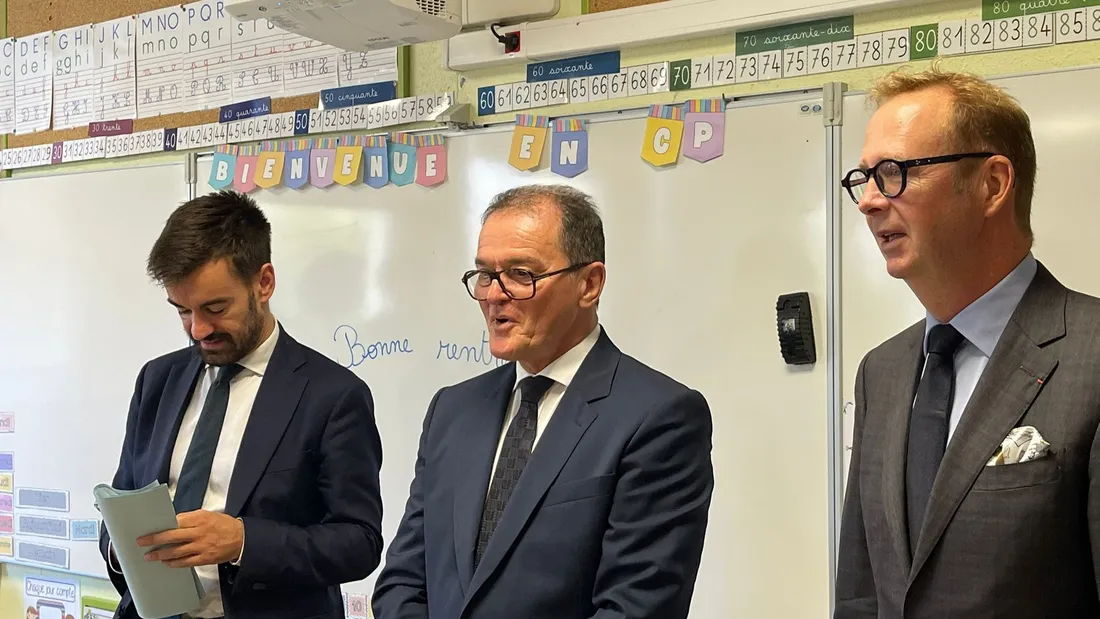 chartres, rentrée, rentrée scolaire, élus, maire, vergne, ballé, éducation nationale, préfet