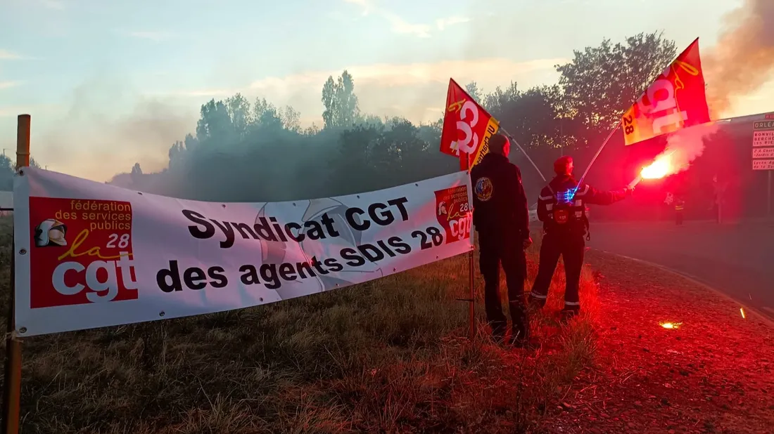 grève CGT SDIS 28