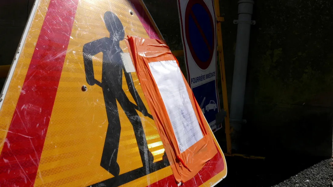 travaux, parking, lucé