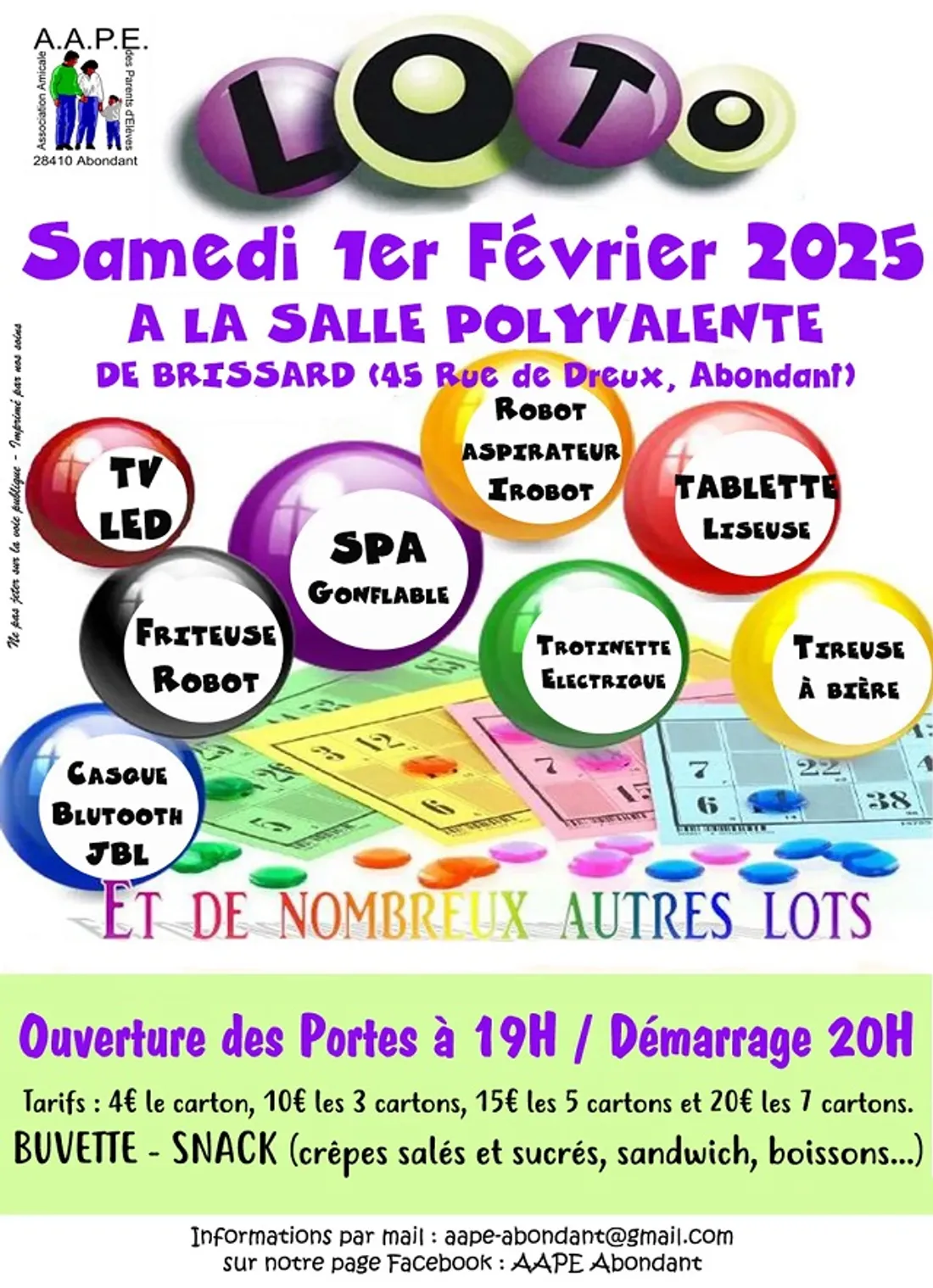 ABONDANT - Loto l'AAPE