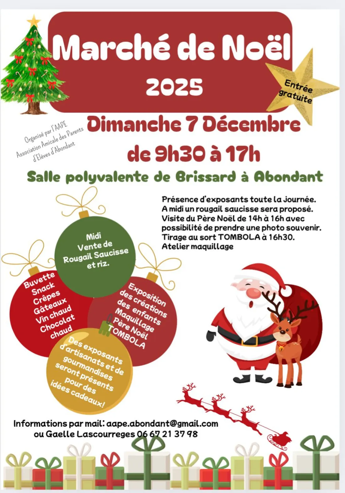 ABONDANT - Marché de Noël de l'AAPE