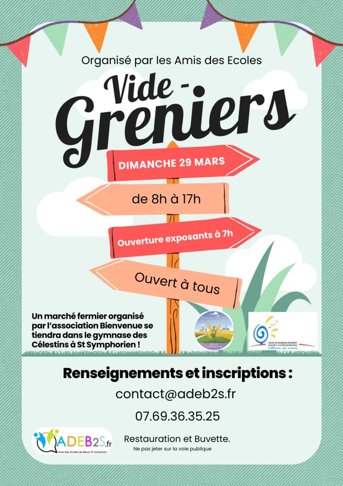 BLEURY-SAINT-SYMPHORIEN - Vide-greniers des amis des écoles