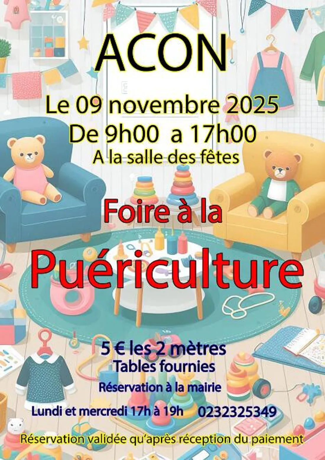 ACON (27) - Foire à la puériculture