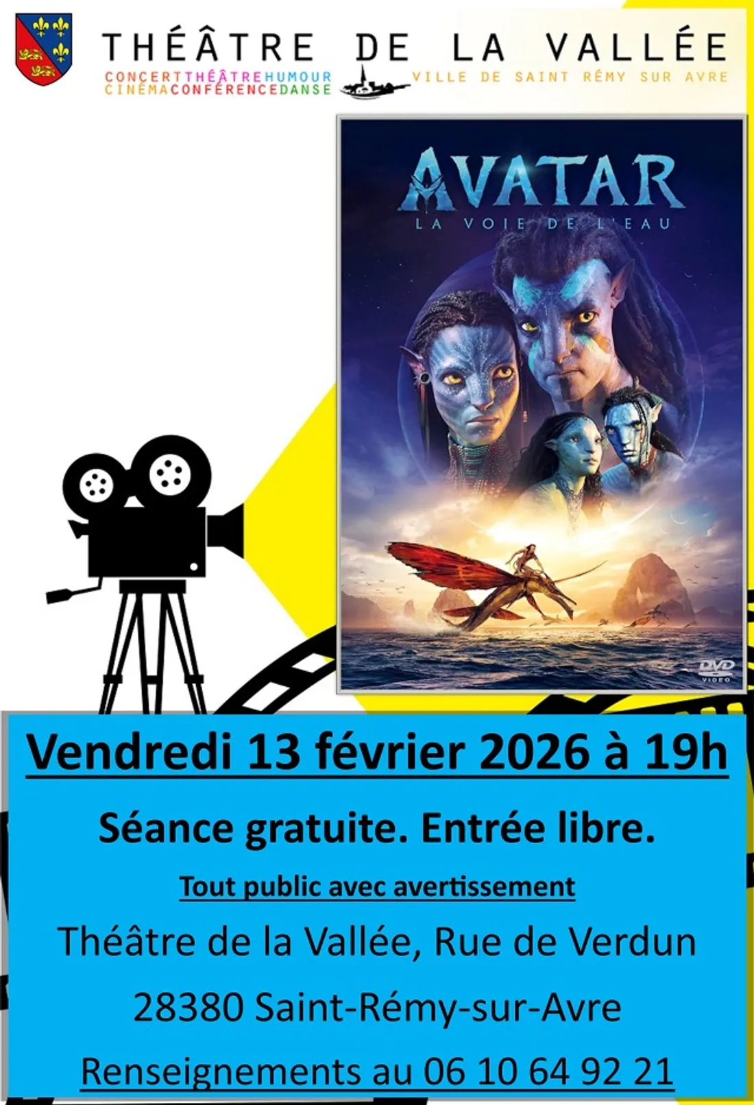 SAINT-RÉMY-SUR-AVRE - Cinéma : Avatar, la voie de l'eau