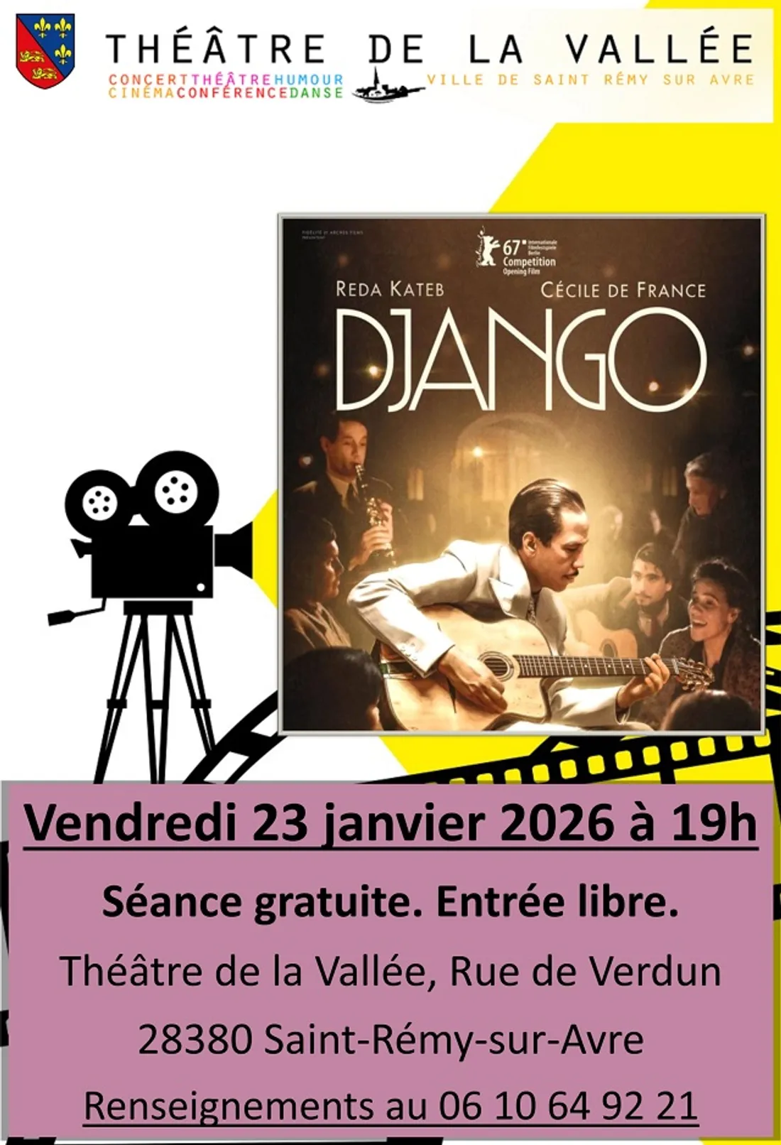 SAINT-RÉMY-SUR-AVRE - Cinéma : Django