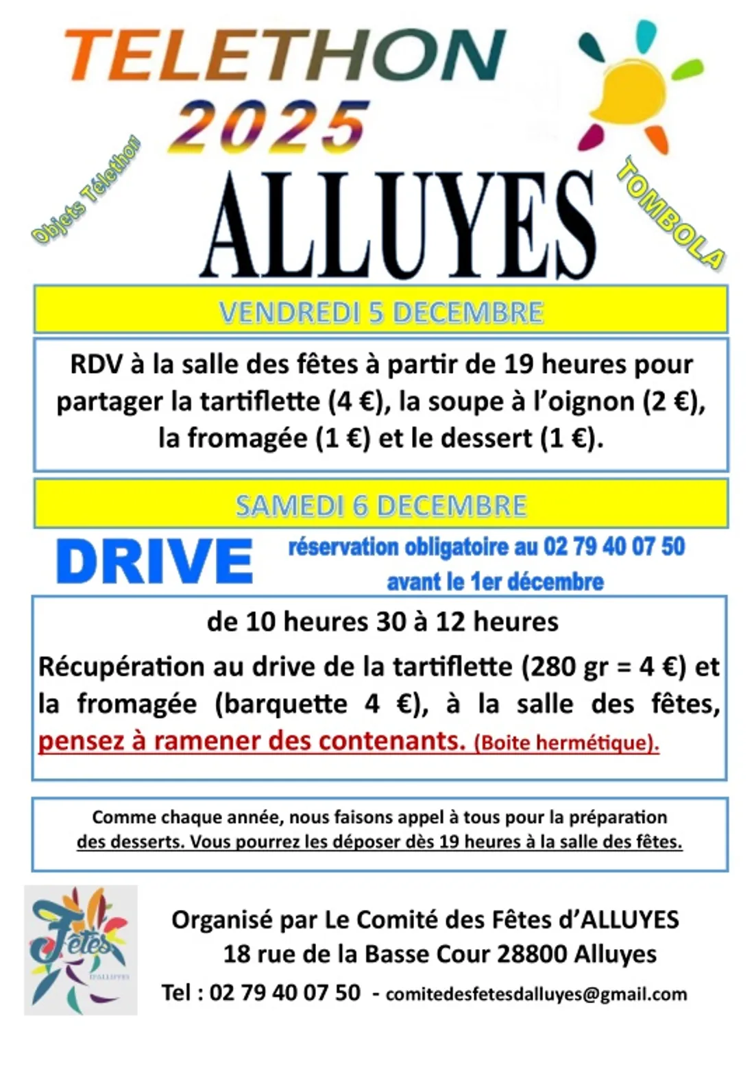 ALLUYES - Téléthon