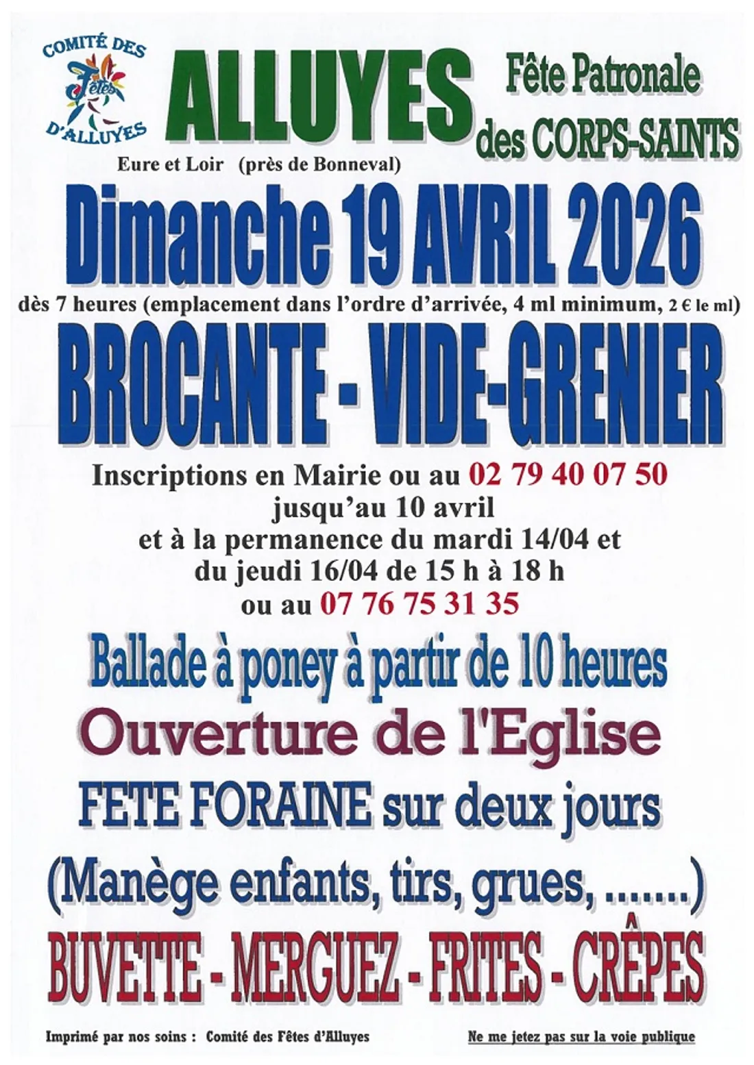 ALLUYES - Fête patronale des Corps-Saints