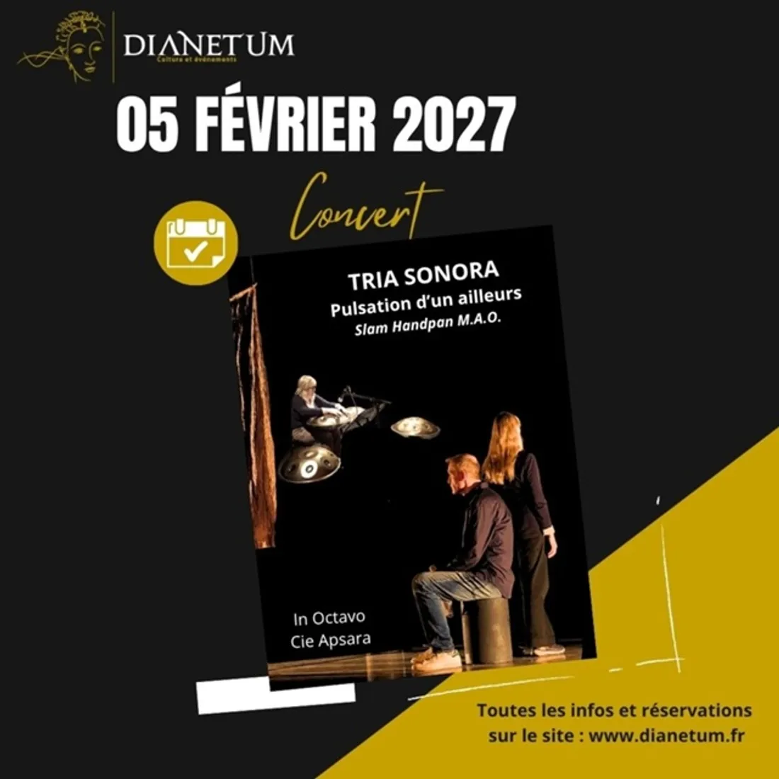 ANET - Saison culturelle : Tria Sonora