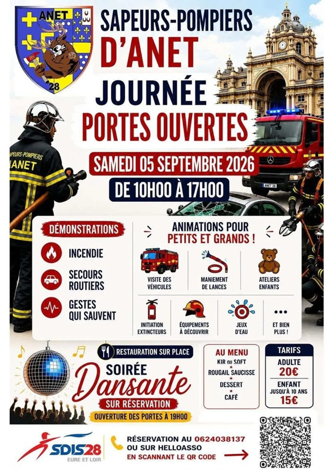 ANET - Journée portes ouvertes des sapeurs-pompiers
