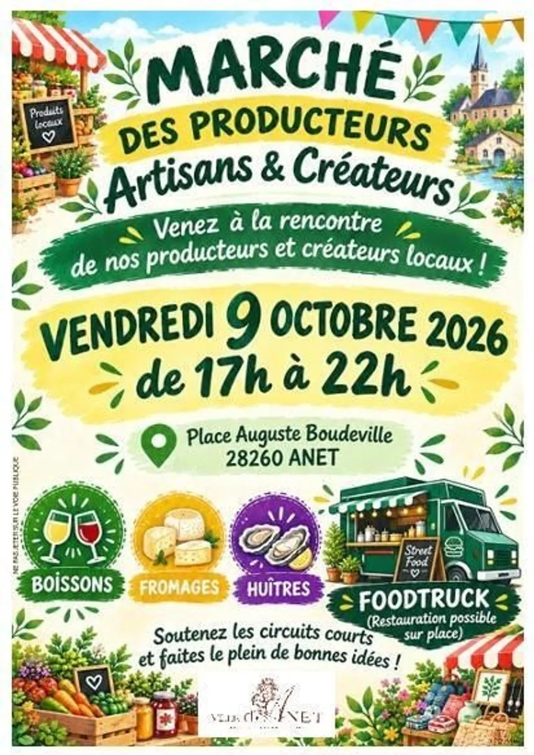 ANET - Marché des producteurs Artisans & Créateurs