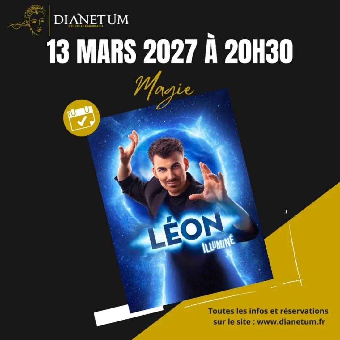 ANET - Saison culturelle : Léon l'illusionniste