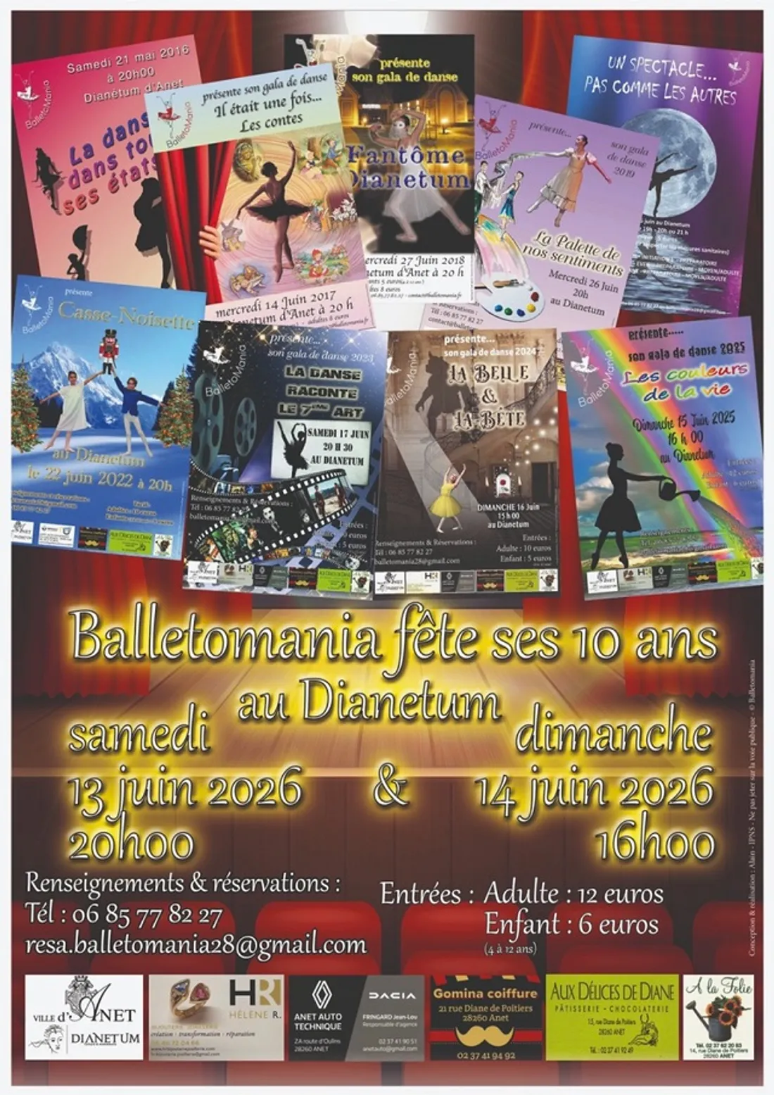 ANET - Balletomania fête ses 10 ans