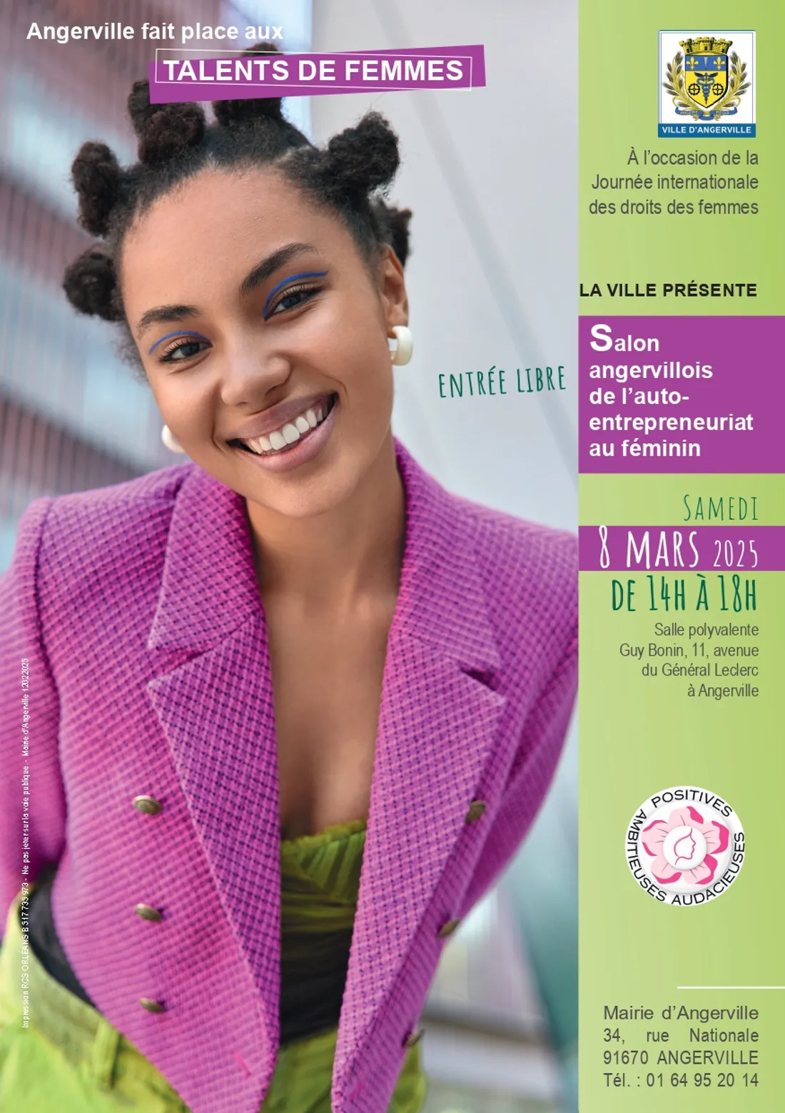 ANGERVILLE (91) - Salon de l'auto-entreprenariat au féminin