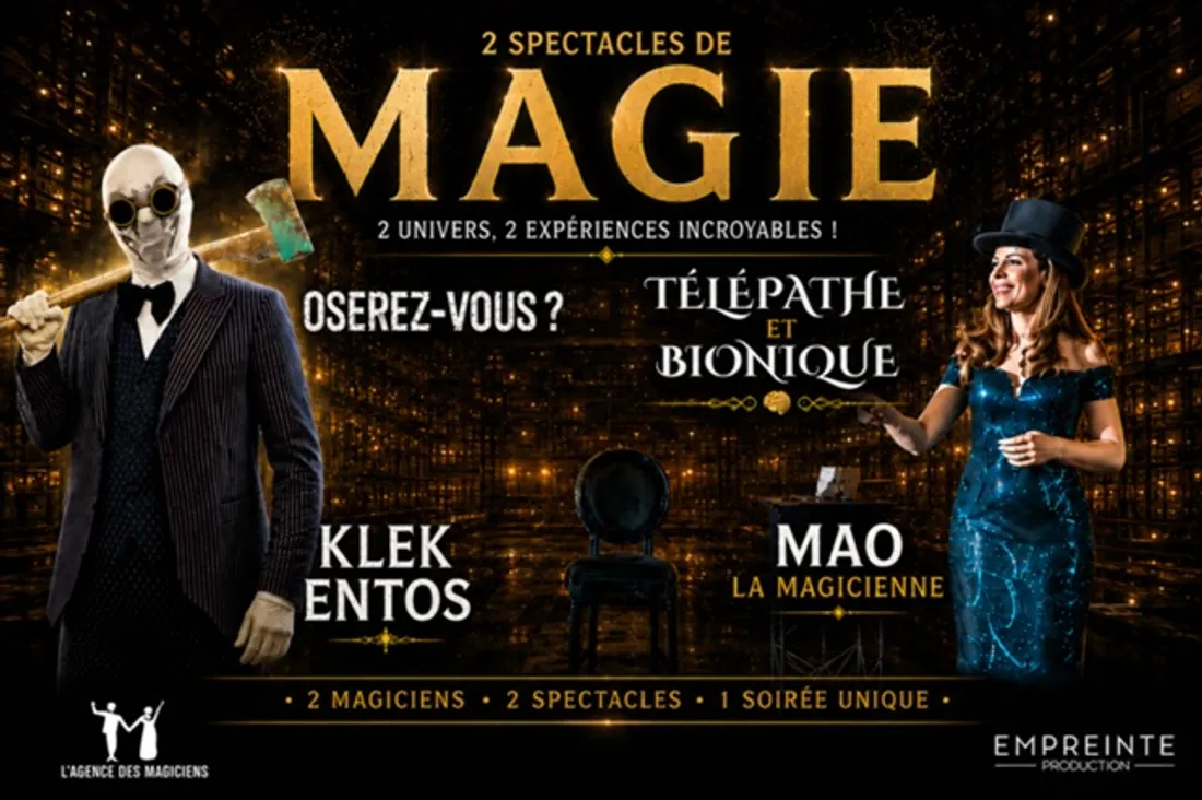 ANGERVILLE (91) - Soirée magie et illusions