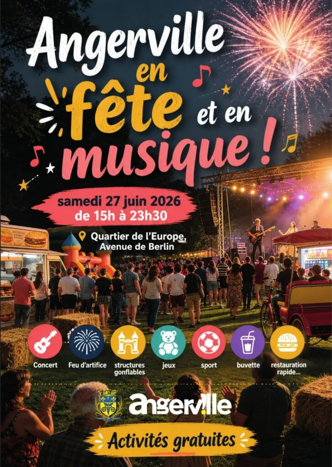 ANGERVILLE (91) - Angerville en Fête et en musique