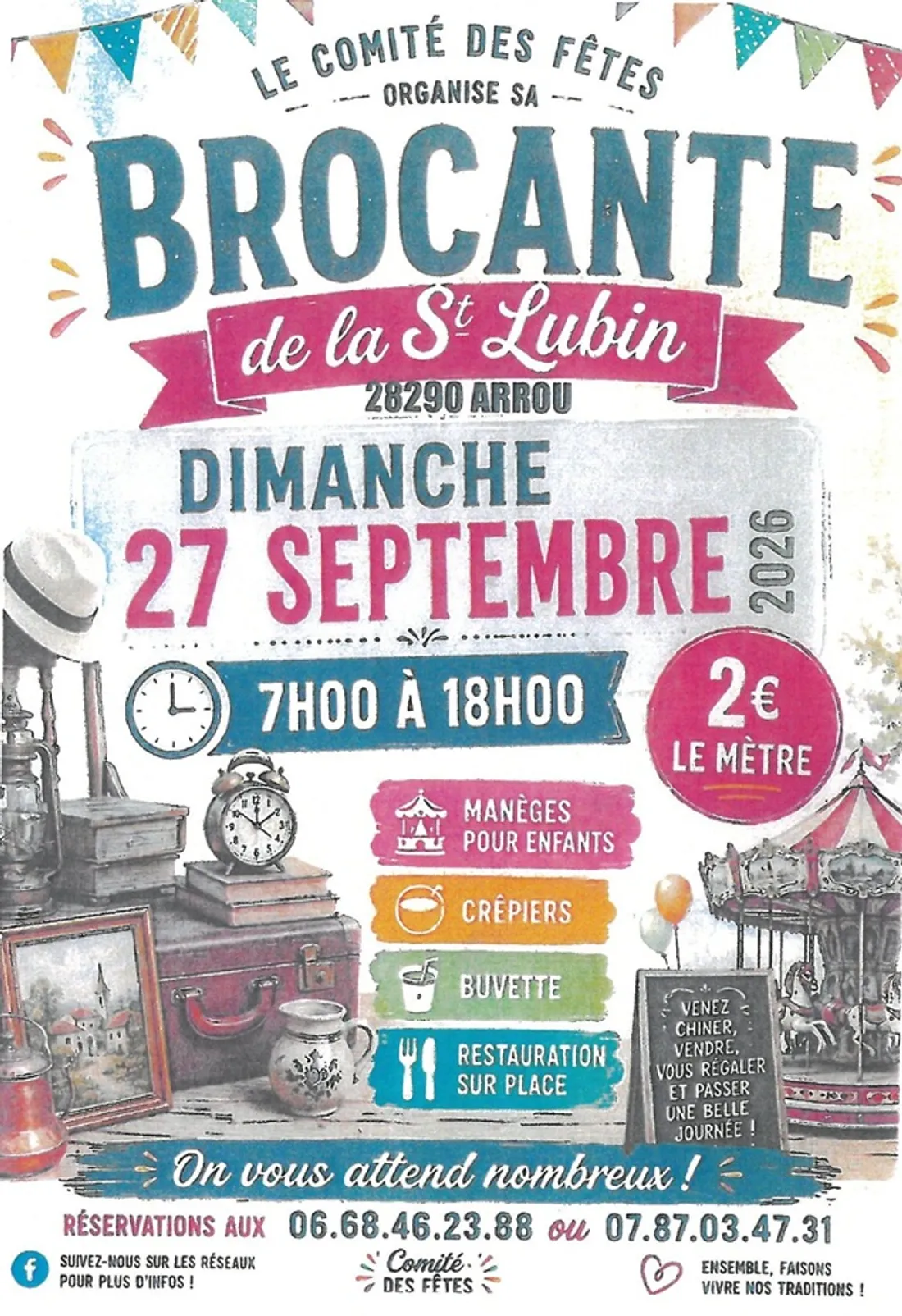ARROU - Brocante de la Saint-Lubin
