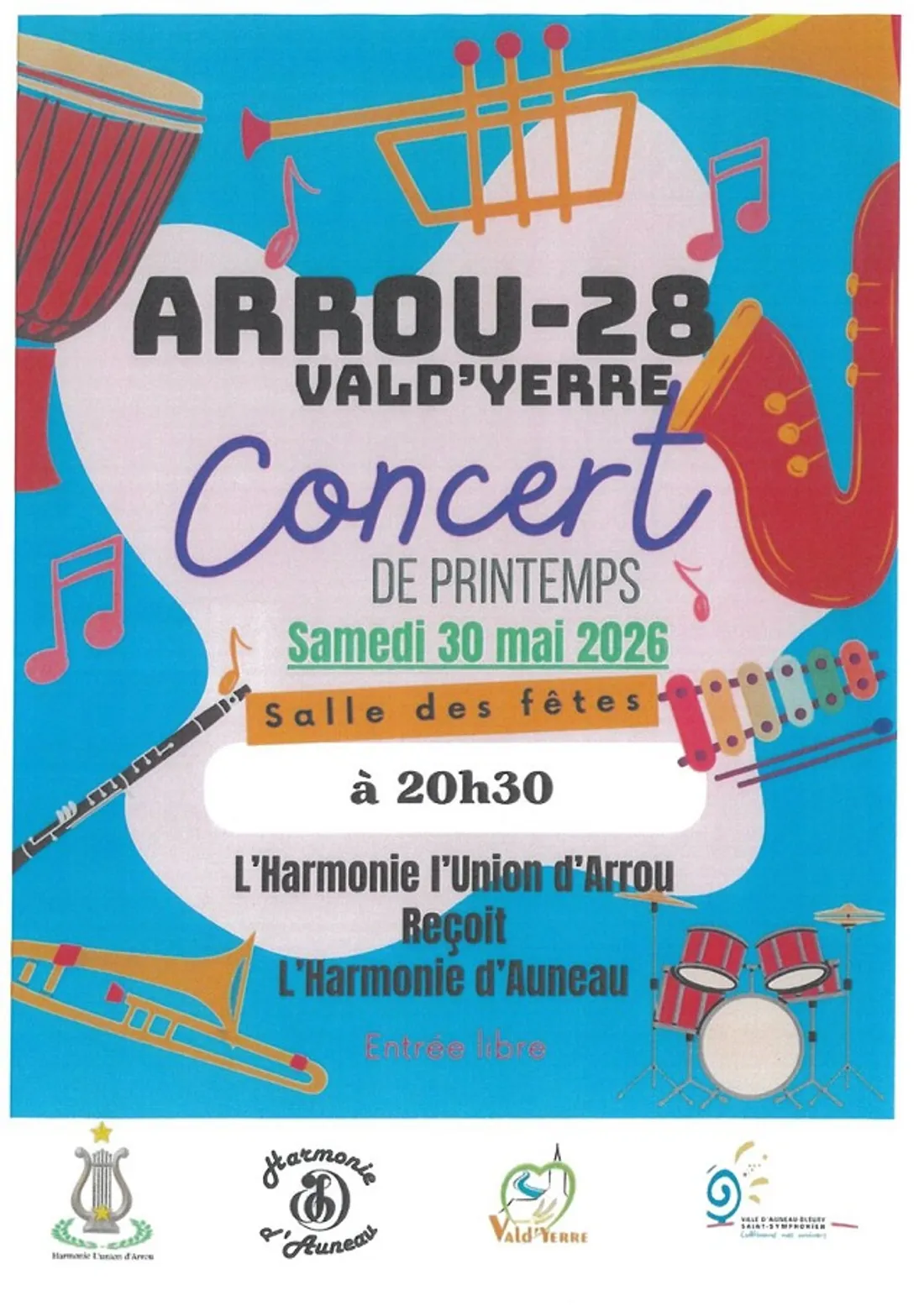 ARROU - concert de printemps de l'Harmonie