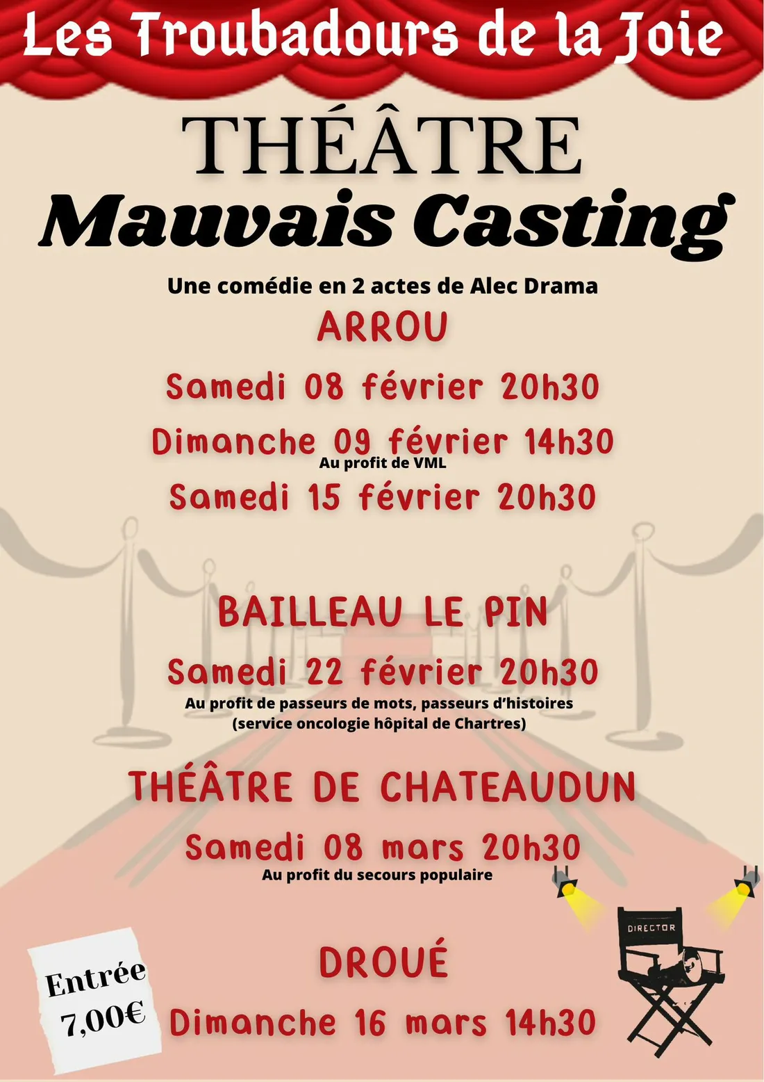 ARROU - Théâtre : Mauvais casting