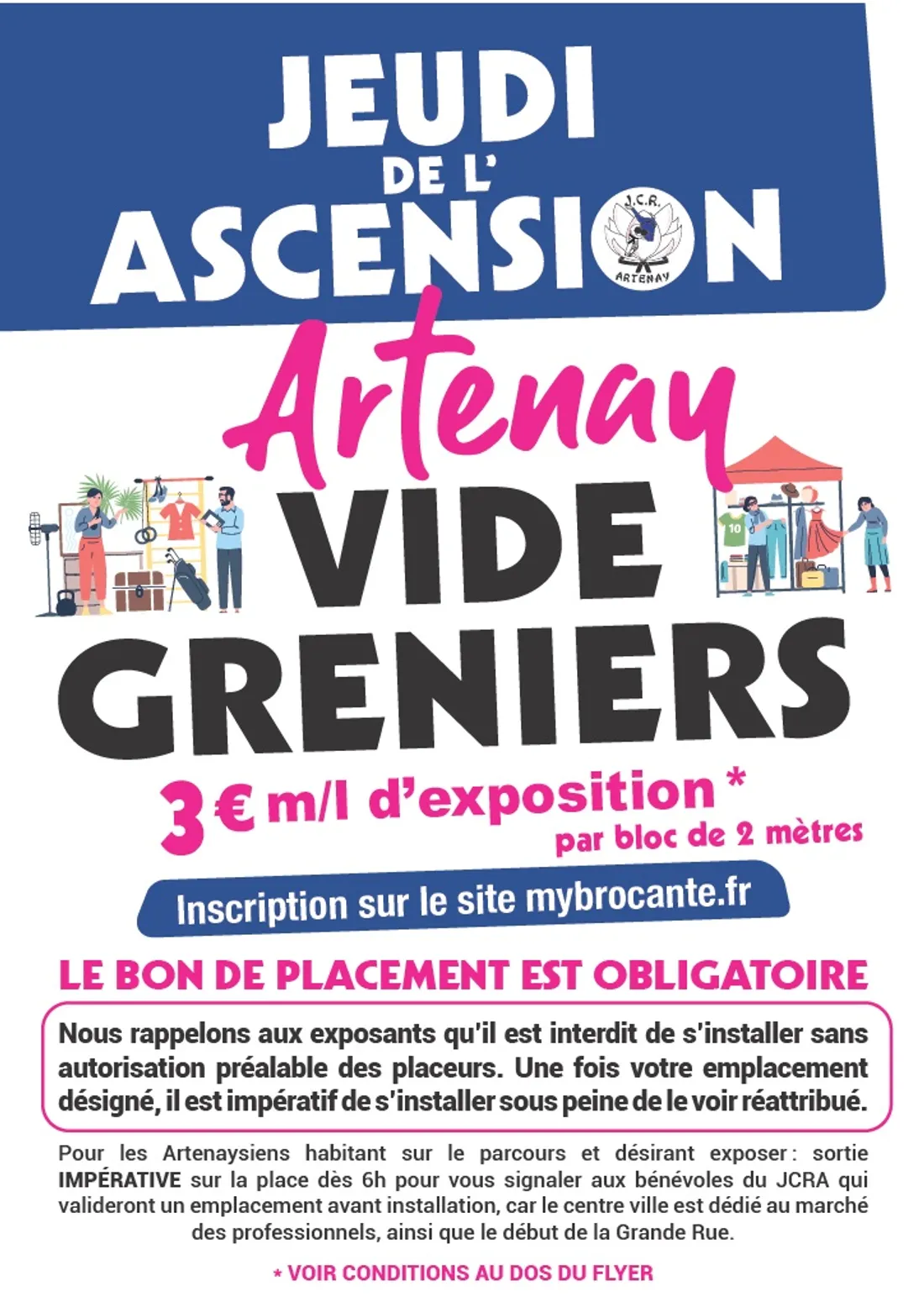 ARTENAY (45) - Vide-greniers de l'Ascension