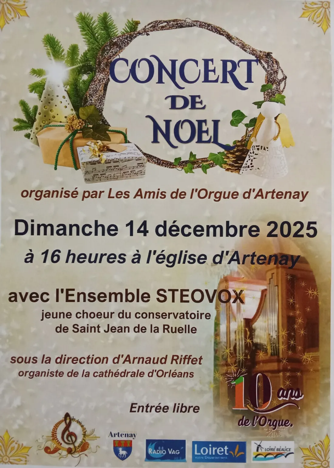 ARTENAY (45) - Concert de Noël