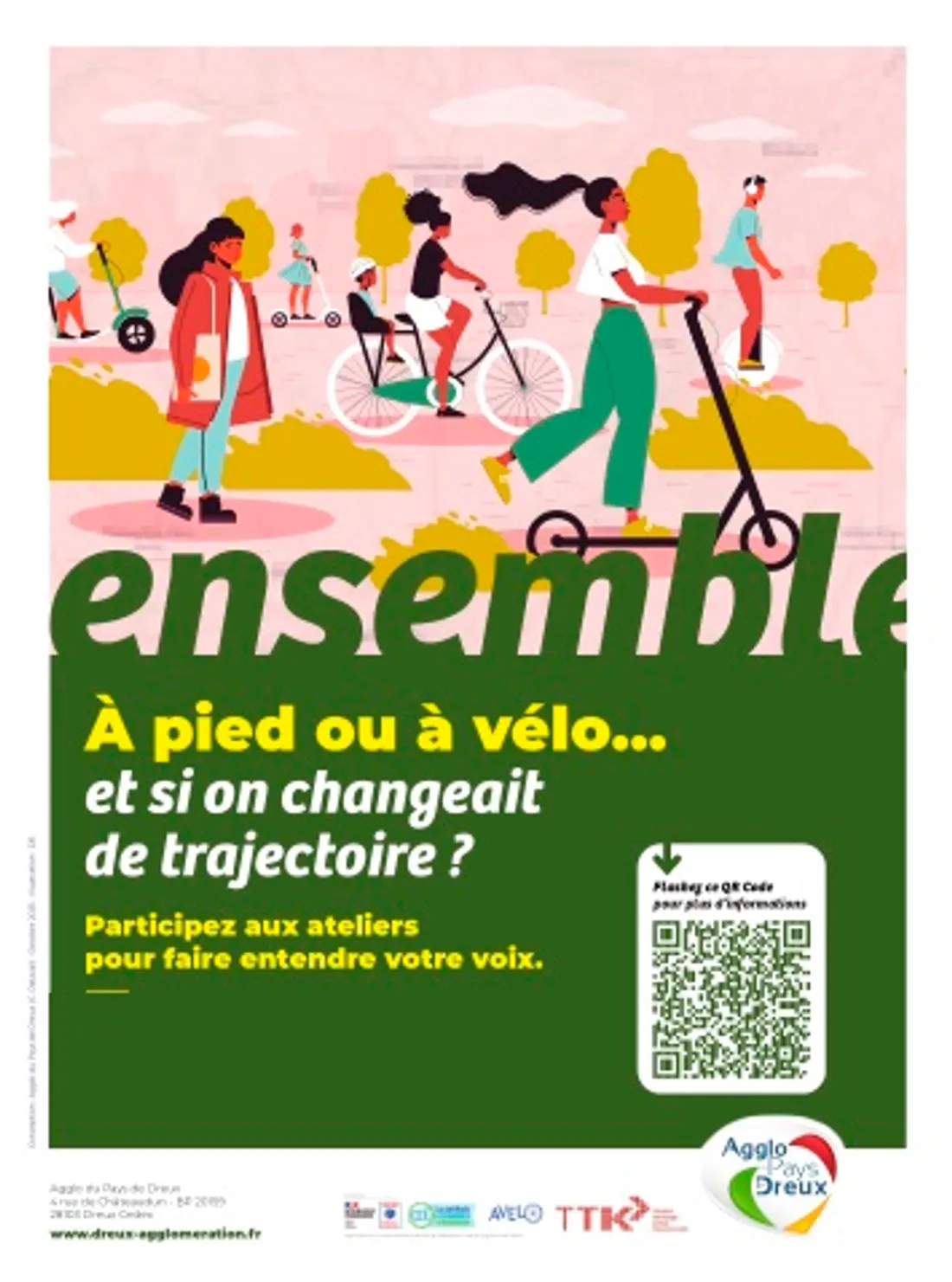 Atelier : À pied ou à vélo... et si on changeait de trajectoire ?