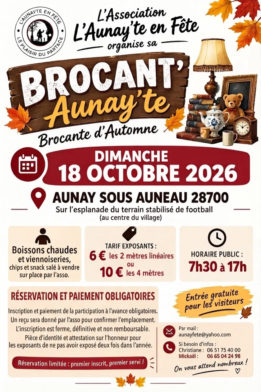 AUNAY-SOUS-AUNEAU - Brocante d'automne