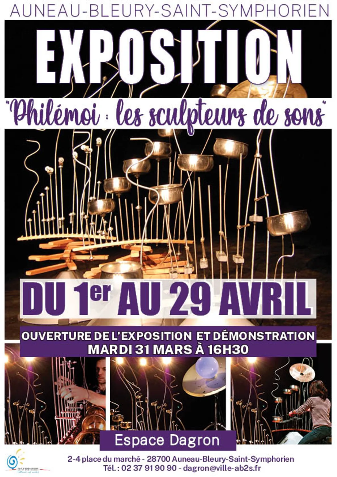 AUNEAU - Exposition : « Philémoi : les sculpteurs de sons »