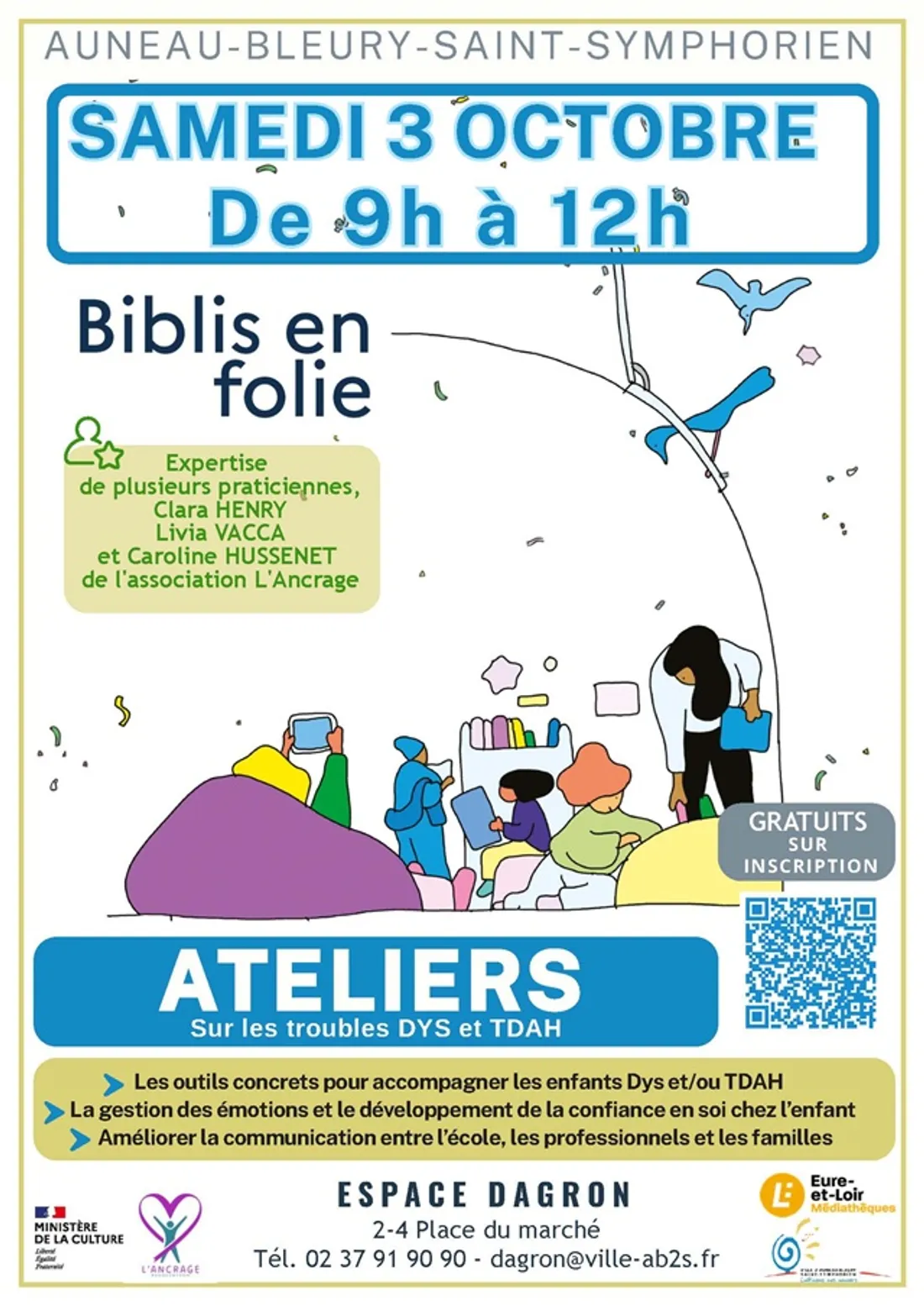 AUNEAU - Atelier : Biblis en folie