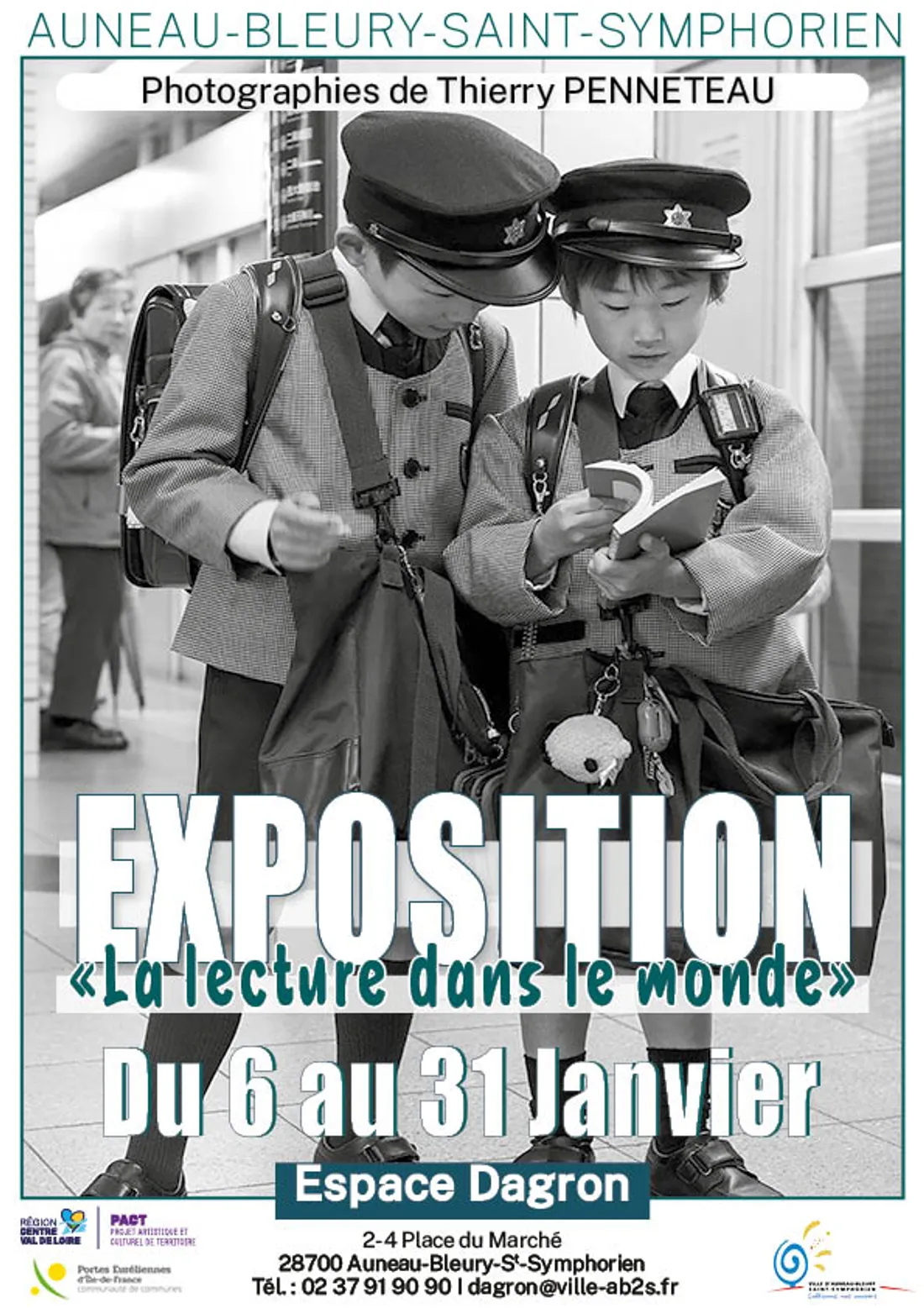 AUNEAU - Exposition : La lecture dans le monde